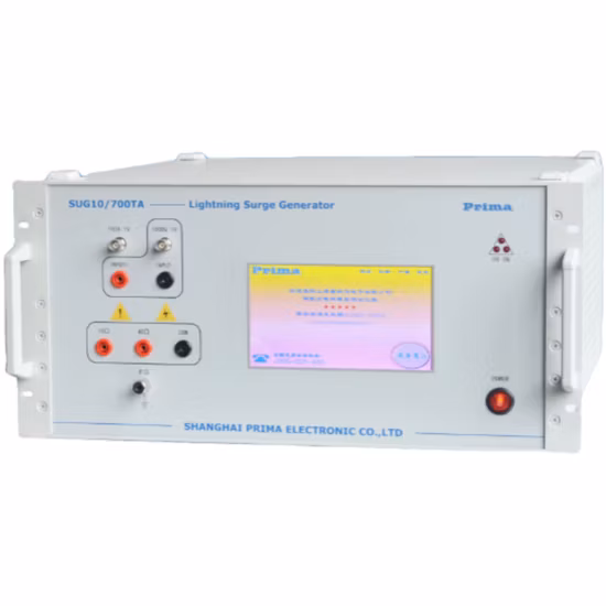 Sug10/700ta linha de sinal gerador de surto de relâmpago gerador de tensão de surto para equipamentos de energia de alta tensão iec61000