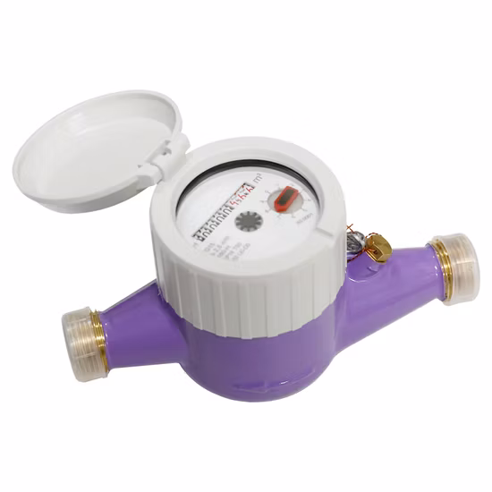 IP68 R160 360° Medidor de água de bronze tipo rotativo de Dail Multi Jet Dry